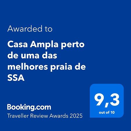 Casa Ampla Perto De Uma Das Melhores Praia De Ssa Salvador de Bahía Exterior foto