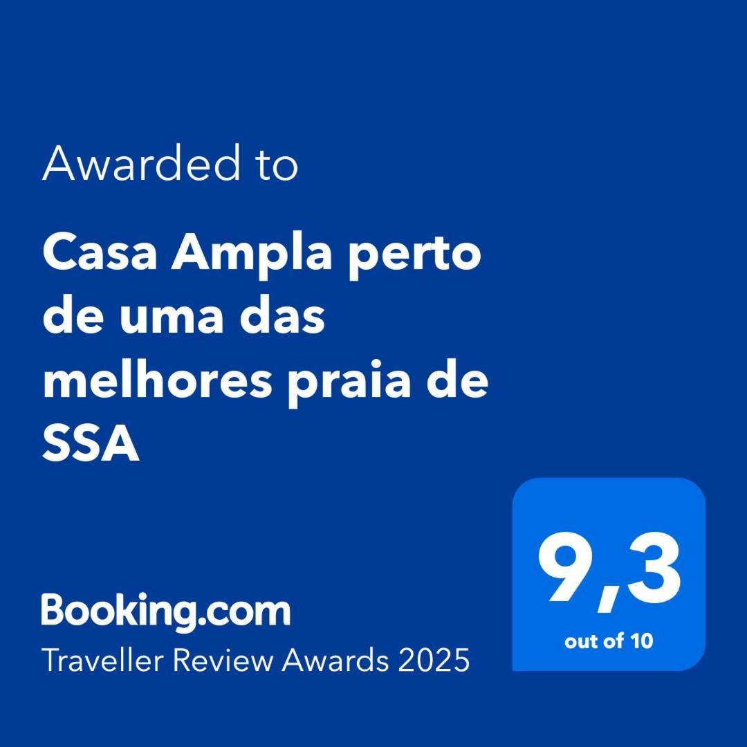 Casa Ampla Perto De Uma Das Melhores Praia De Ssa Salvador de Bahía Exterior foto